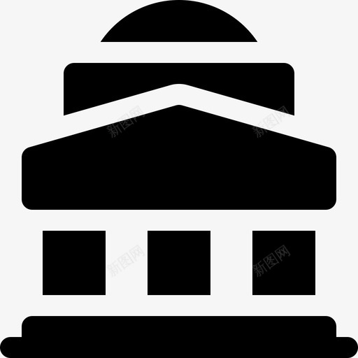 意大利万神殿21填充图标svg_新图网 https://ixintu.com 万神殿 填充 意大利 神殿
