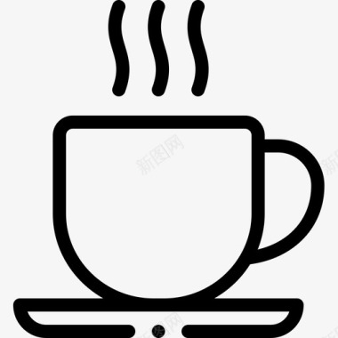 咖啡杯家庭用品23莱纳图标图标
