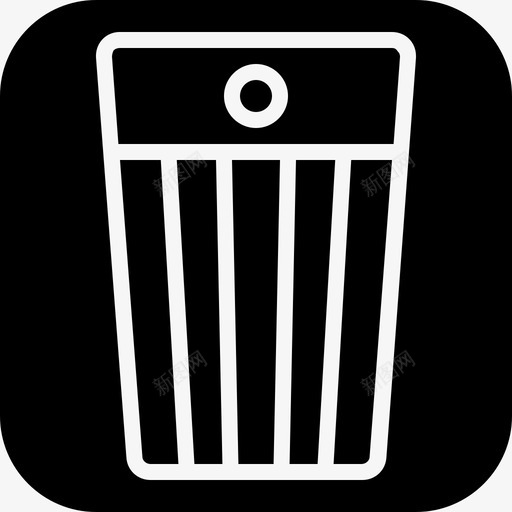 垃圾垃圾箱干净的图标svg_新图网 https://ixintu.com 垃圾 垃圾箱 干净 废物