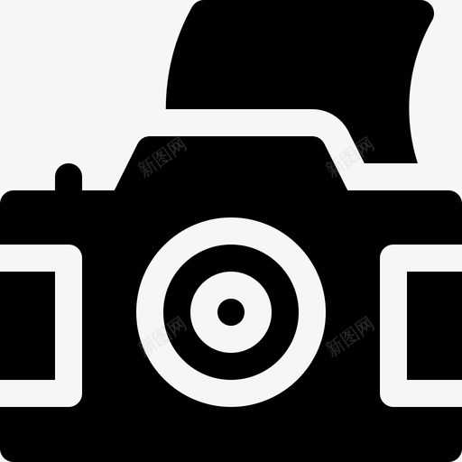 相机夏季90填充图标svg_新图网 https://ixintu.com 填充 夏季 相机