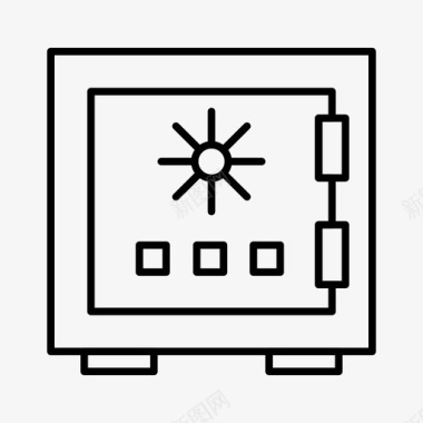 锁箱存图标图标