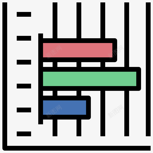 条形图信息图12线性颜色图标svg_新图网 https://ixintu.com 信息 条形图 线性 颜色