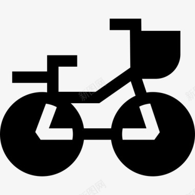 自行车车辆和运输工具3装满图标图标