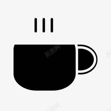 一杯咖啡饮料咖啡杯图标图标