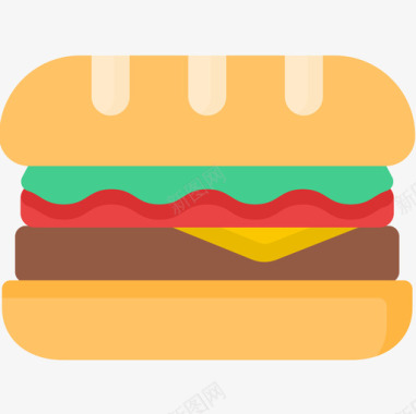 三明治快餐70平的图标图标