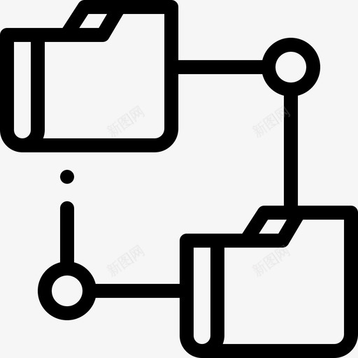 文件夹大数据37线性图标svg_新图网 https://ixintu.com 大数 数据 数据线 文件夹 线性
