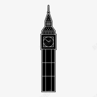 大本钟文化标志伦敦图标图标