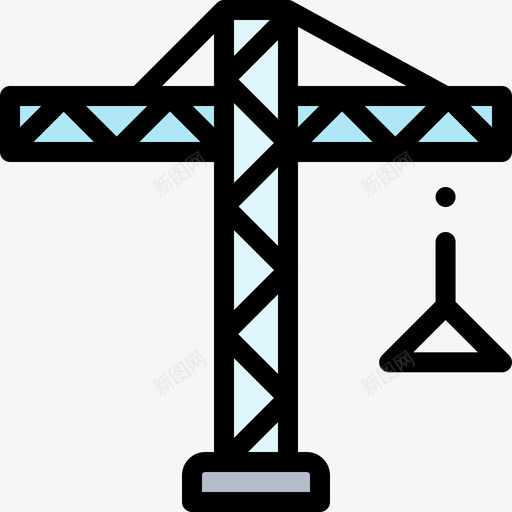 建筑城市51线性颜色图标svg_新图网 https://ixintu.com 城市 建筑 线性 颜色