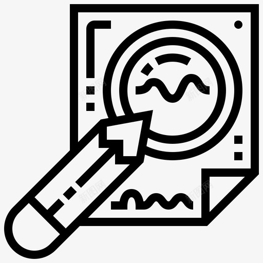 合同投资55线性图标svg_新图网 https://ixintu.com 合同 投资 线性