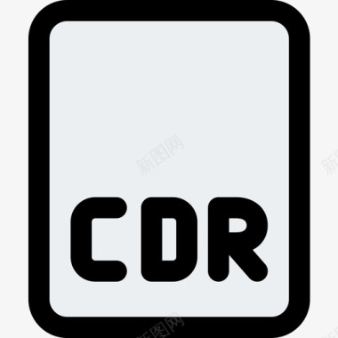 Cdr文件图像文件4线性颜色图标图标