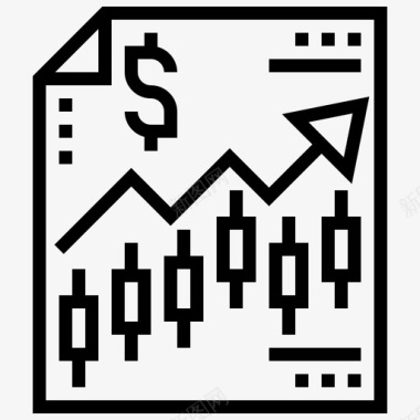 金融众筹39线性图标图标