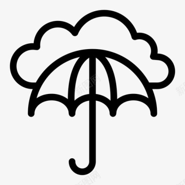 伞云保护图标图标