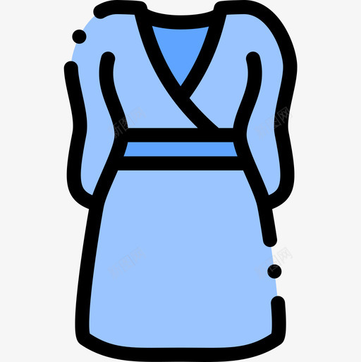 连衣裙时尚22线性颜色图标svg_新图网 https://ixintu.com 时尚 线性 连衣裙 颜色