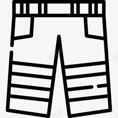 裤子消防员直系图标图标