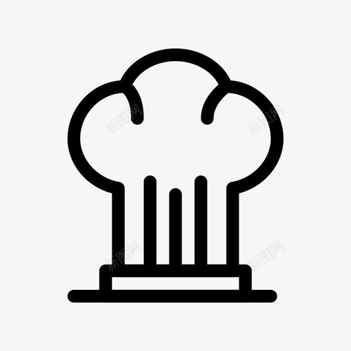帽子厨师炊具图标svg_新图网 https://ixintu.com 厨师 厨房 家用电器 帽子 炊具 玩具 餐厅