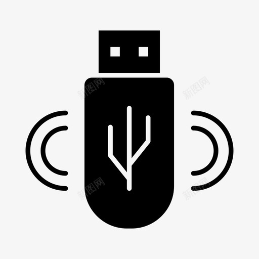 usb数据共享图标svg_新图网 https://ixintu.com usb 共享 存储 开发 数据 设备