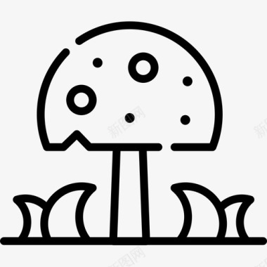 蘑菇嬉皮士32直系图标图标