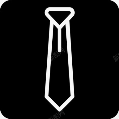 领带商务优雅图标图标