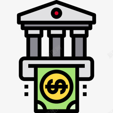Bankbanking88线性颜色图标图标