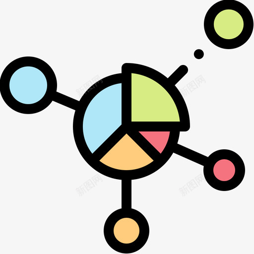 共享分析39线性颜色图标svg_新图网 https://ixintu.com 共享 分析 线性 颜色