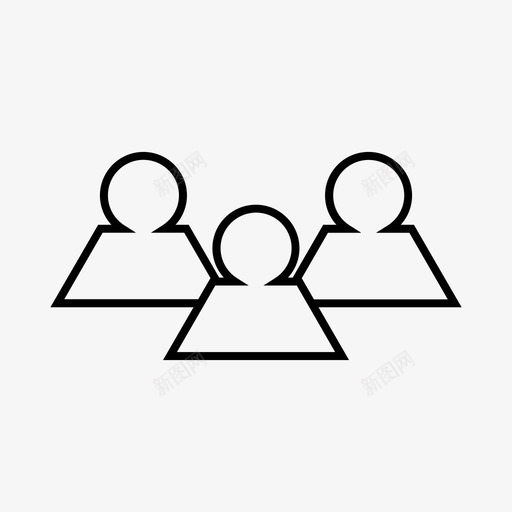 teamassociategroup图标svg_新图网 https://ixintu.com 图标