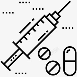 急救热线药物医院服务医疗剂量图标高清图片