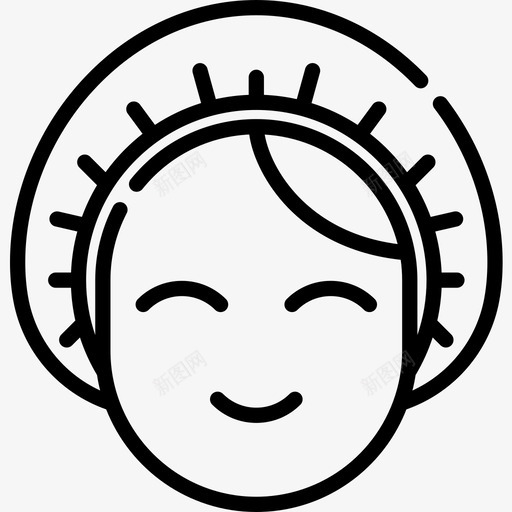 帽子健康18线性图标svg_新图网 https://ixintu.com 健康 帽子 线性