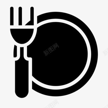 吃饭做饭用餐图标图标