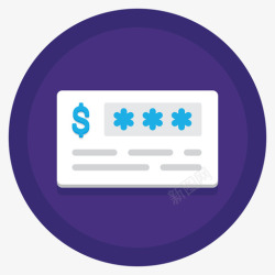 网上通知支票网上理财服务4平通知图标高清图片