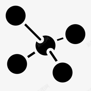 化学结构分子分子结构图标图标