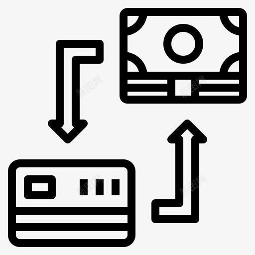 货币业务424线性图标svg_新图网 https://ixintu.com 业务 线性 货币