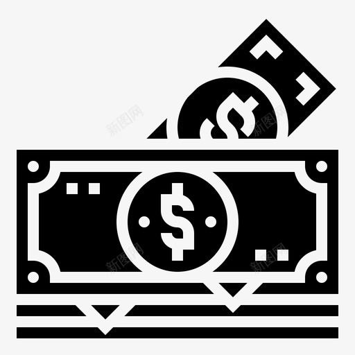 钱堆储蓄和投资15雕文图标svg_新图网 https://ixintu.com 储蓄 投资 钱堆 雕文