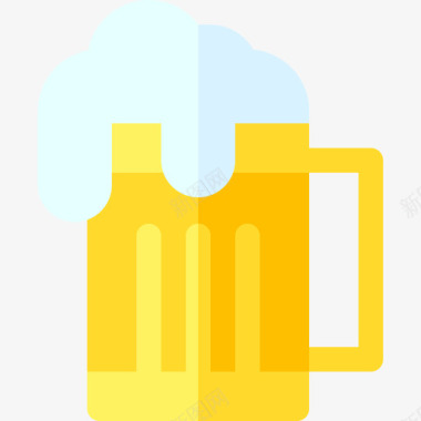 啤酒夜派对34平淡图标图标
