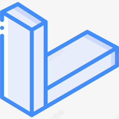建筑和工具木工1蓝色图标图标