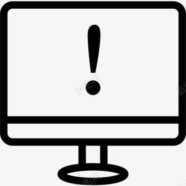 感叹号174办公室直线图标图标