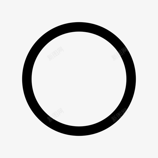 圆圆形状简单的圆图标svg_新图网 https://ixintu.com 圆形 形状 简单