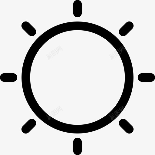 太阳 白天 日间模式 白天晴 线性svg_新图网 https://ixintu.com 太阳 白天 日间模式 白天晴 线性