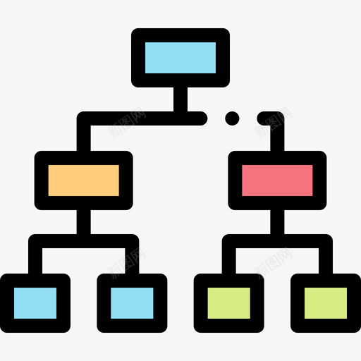 层次结构分析39线性颜色图标svg_新图网 https://ixintu.com 分析 层次 线性 结构 颜色