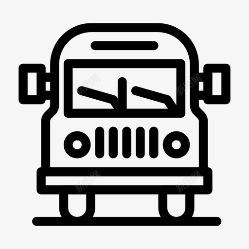 公共汽车教育卡车图标svg_新图网 https://ixintu.com 公共汽车 力量 卡车 教育 教育卡 现代 知识 车辆
