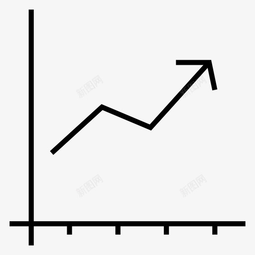 增长图表数据分析图标svg_新图网 https://ixintu.com 图表 增长 数据分析