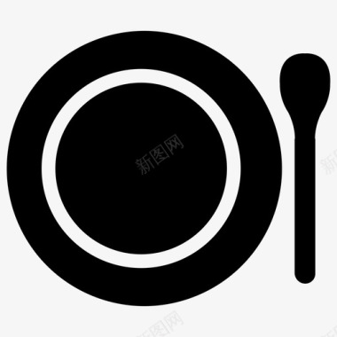 采购产品餐具餐具餐厅用具图标图标