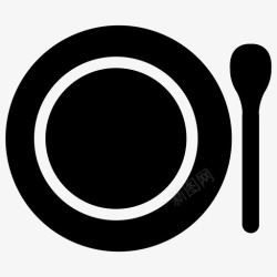 一次性盘子采购产品餐具餐具餐厅用具图标高清图片