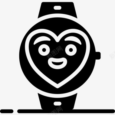 智能手表可爱的tech2填充图标图标