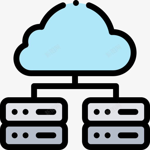 数据库大数据36线性彩色图标svg_新图网 https://ixintu.com 大数 彩色 数据 数据库 线性