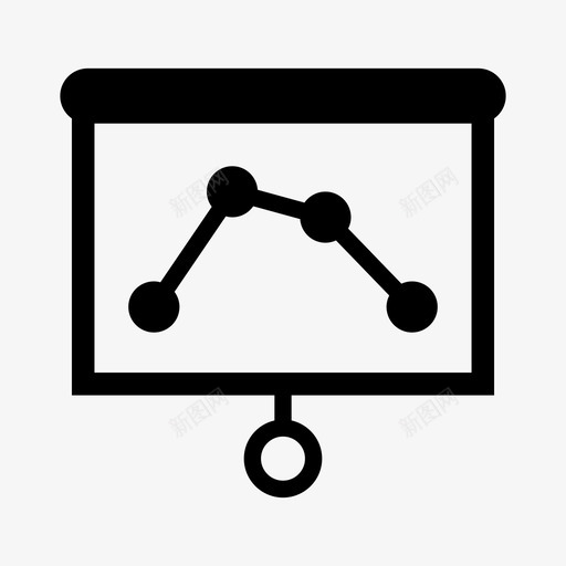 向下展示商业金融图标svg_新图网 https://ixintu.com 向下 商业 展示 市场 股票 金融