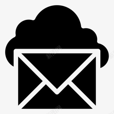 电子邮件云收件箱图标图标