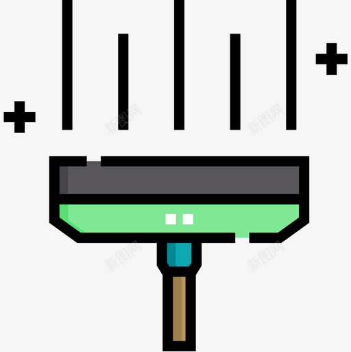 雨刮器清洁85线性颜色图标svg_新图网 https://ixintu.com 清洁 线性 雨刮 颜色
