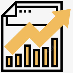 绩效分析绩效商业分析16黄影图标高清图片