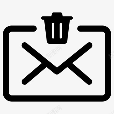 垃圾邮件删除邮件电子邮件图标图标