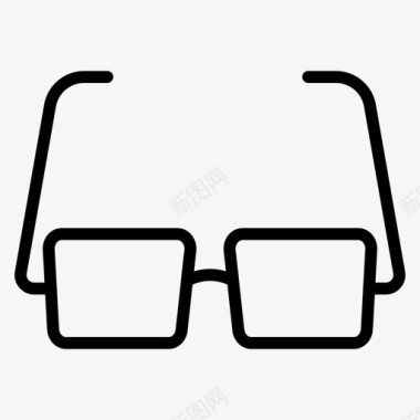 护目镜施工眼镜图标图标